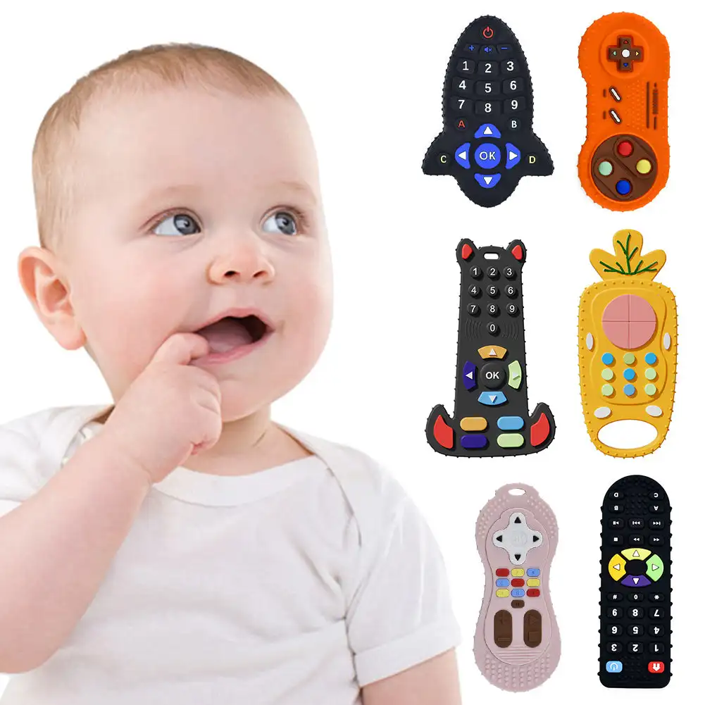 Baby Products Natural - Детские силиконовые прорезыватели, игрушки с дистанционным
