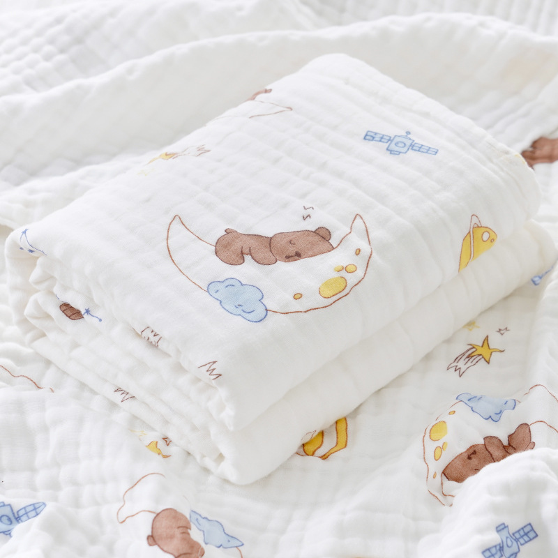 Baby Products For Bathing - Детское банное полотенце из хлопка, четырехслойная