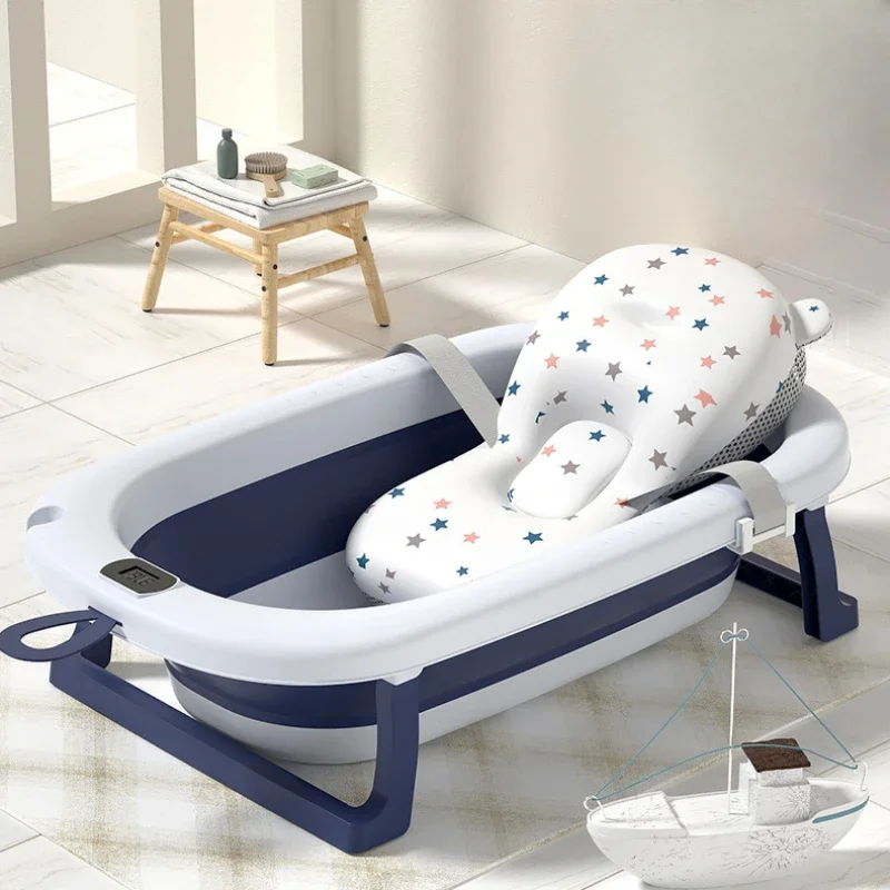 Baby Products For Bathing - Регулируемая детская ванночка с нескользящим ковриком