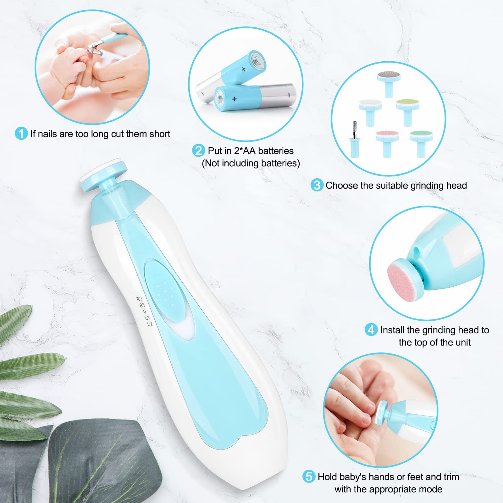Многофункциональный электричес – обзор и цена Baby Nail Trimmer Electric