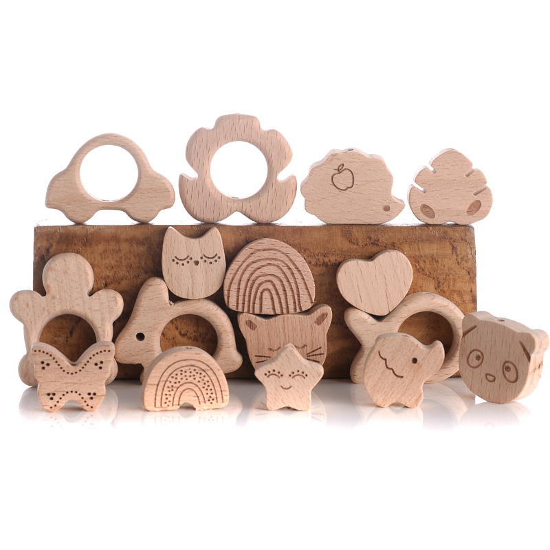 Бусины Из Натурального бука 10 – обзор и цена Baby Products Natural